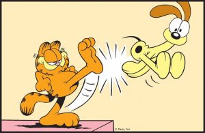 A camping trip with Garfield and Odie