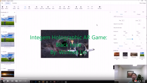 Tutorial of “Black Hole Travel” Holographic AR Project by Winfred Lin