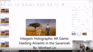 Tutorials of to “Feeding Animals in the Savannah” Holographic AR Project by Winfred Lin
