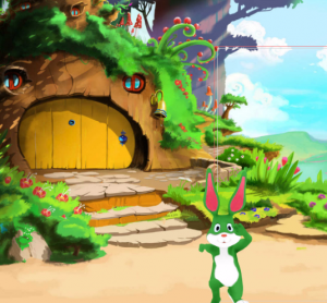 3D Rabbit (Green)
