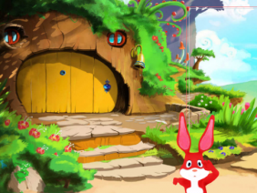 3D Rabbit (Red)
