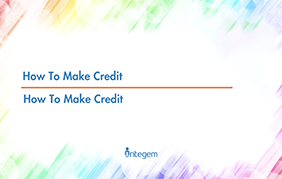 24 – How to make credit to ourselve
