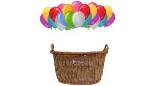 Basket ballon ride just front